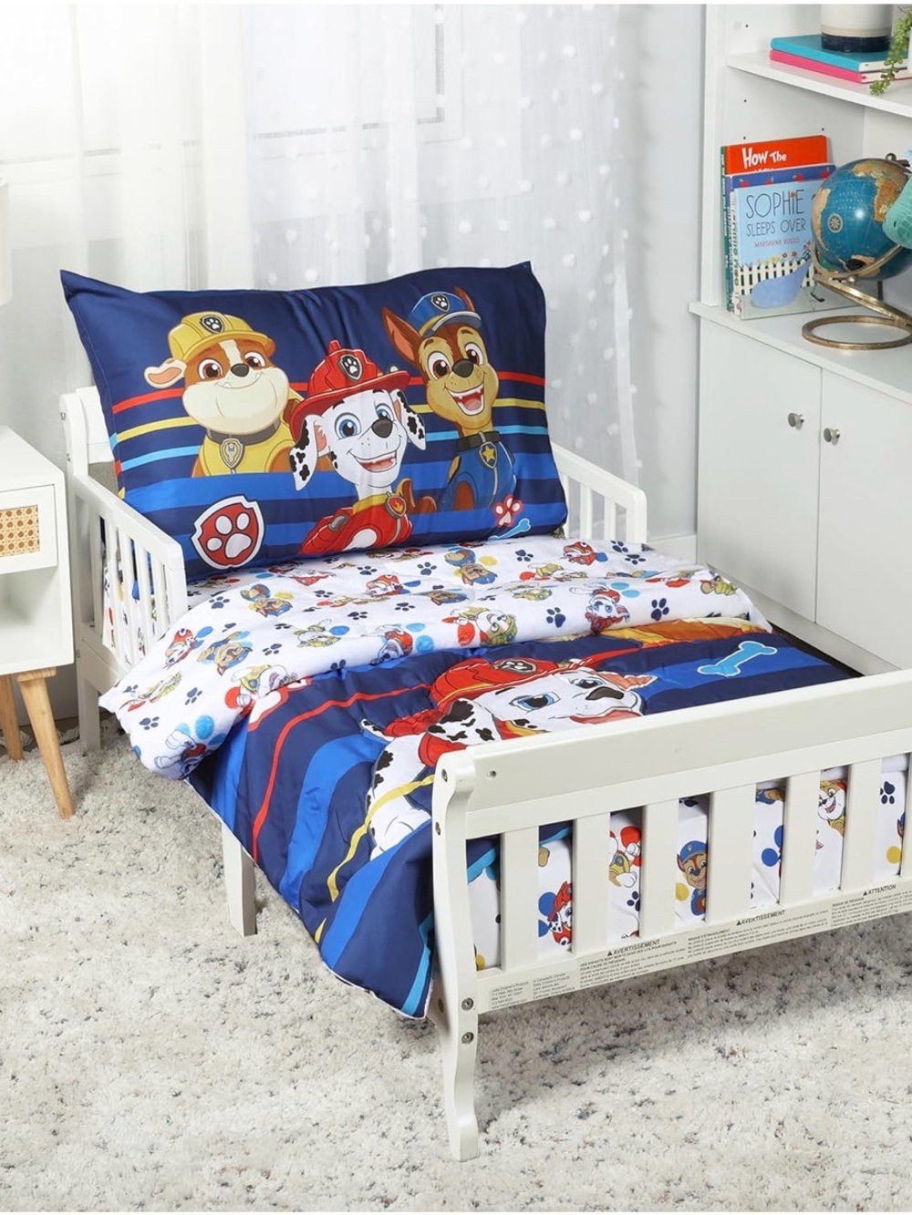 Paw Patrol Boys Crib Toddler Size Bedding Set for Kids
